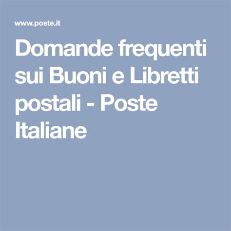 buono versace scadenza|Domande frequenti sui Buoni e Libretti postali .